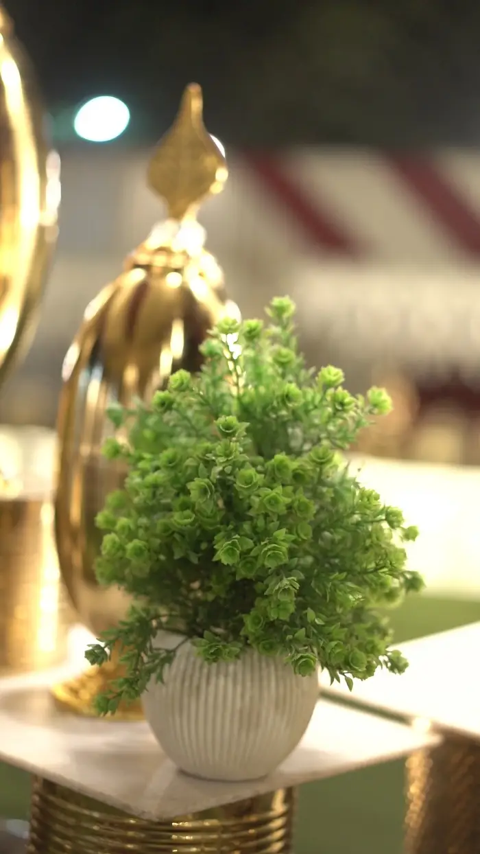 Table greenery detail by Perfecplan